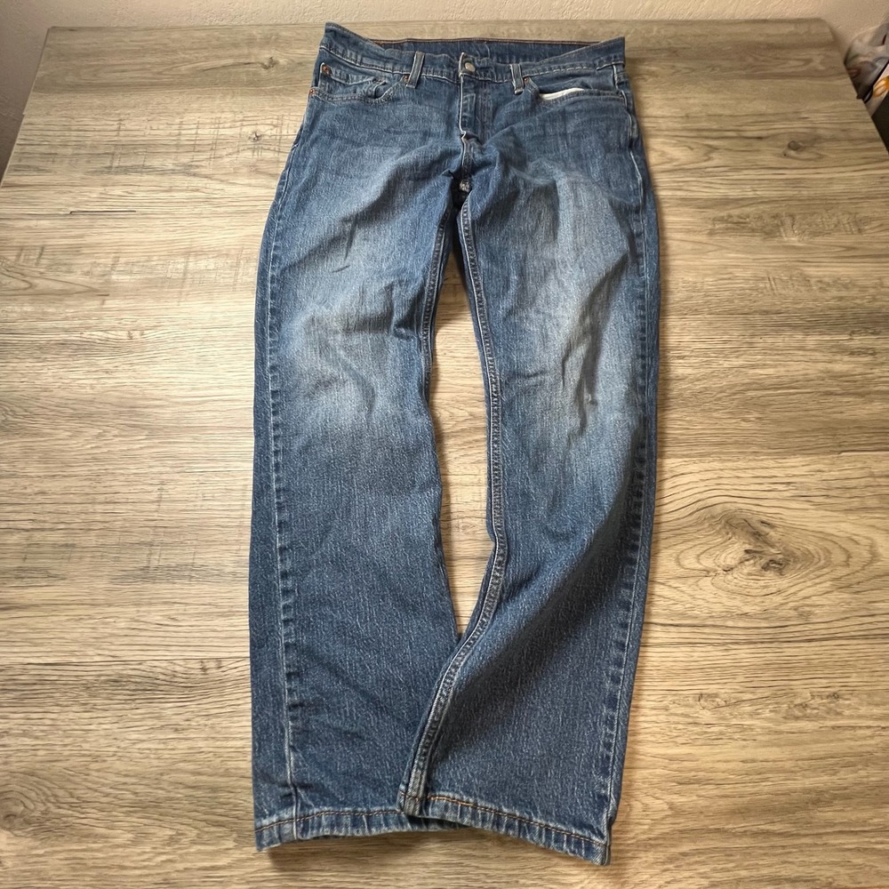 Levi's 511 Slim Fit Jeans Mens 36x30 Blue Medium Wash Denim Pants 04511-6000